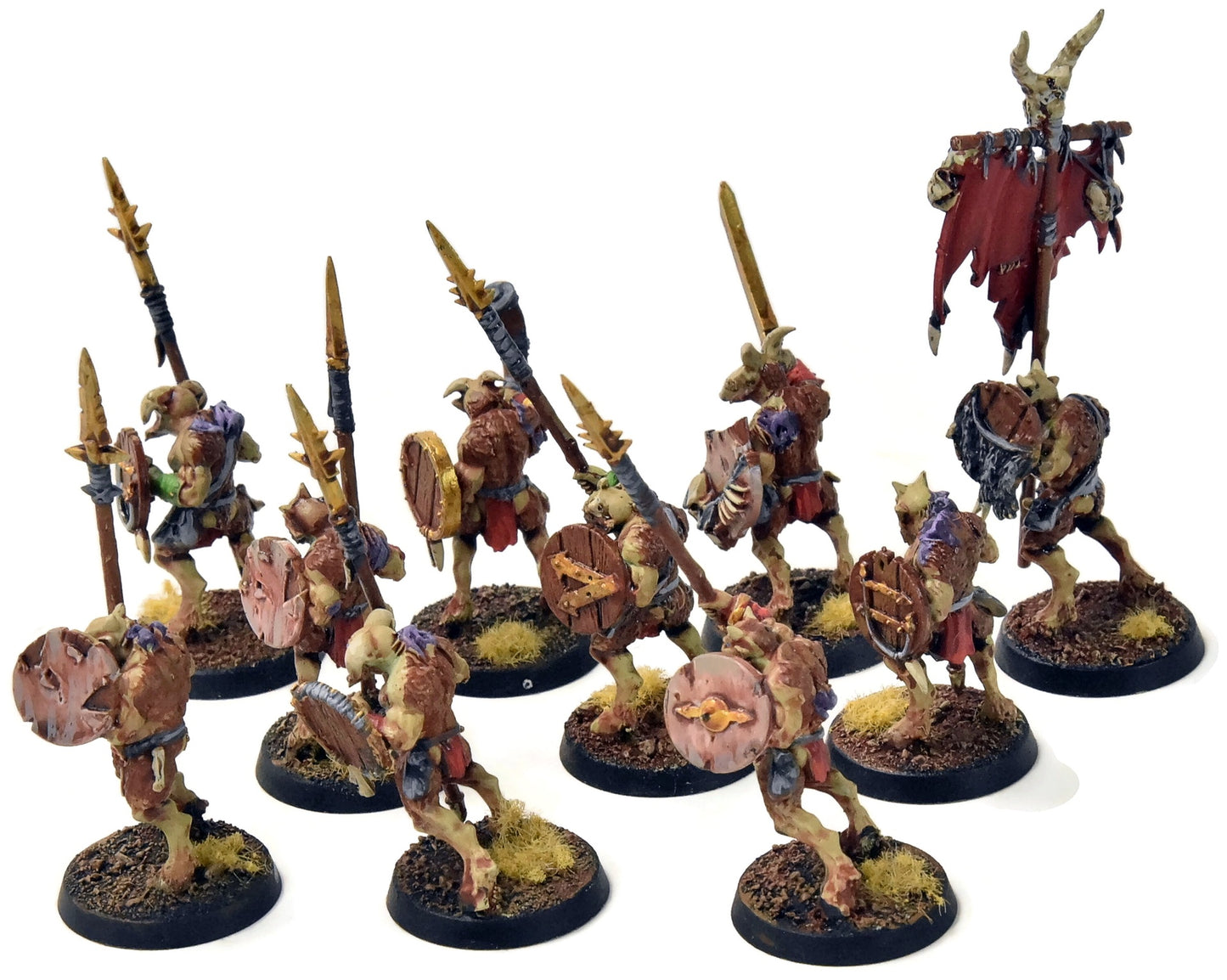 BEAST OF CHAOS 10 Ungors #2 WELL PAINTED Sigmar