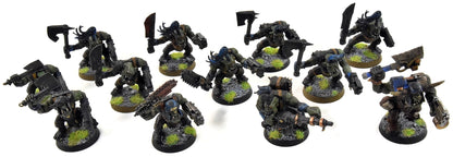 ORKS 10 Boyz + 1 Nob + 1 Heavy #9 Warhammer 40K WELL PAINTED