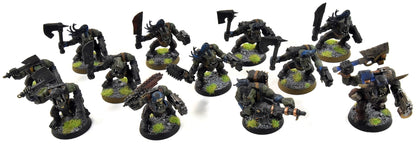 ORKS 10 Boyz + 1 Nob + 1 Heavy #9 Warhammer 40K WELL PAINTED