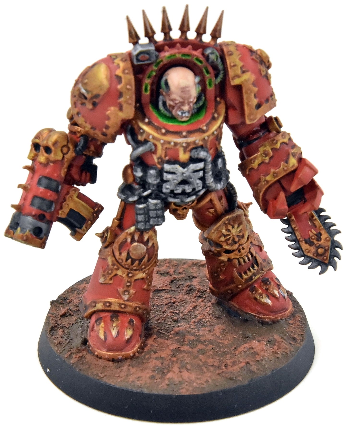 CHAOS SPACE MARINES Azrakh The Annihilator #1 PRO PAINTED 40K World Eaters