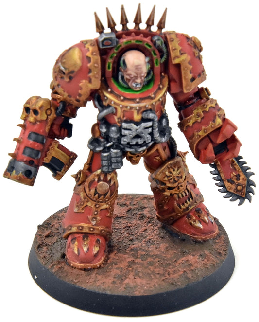 CHAOS SPACE MARINES Azrakh The Annihilator #1 PRO PAINTED 40K World Eaters