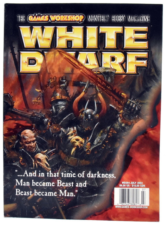 WHITE DWARF Number 294 USED GOOD Condition