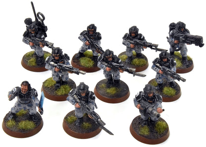 ASTRA MILITARIUM 10 Cadian Shock Troop #18 WELL-PAINTED Warhammer 40K