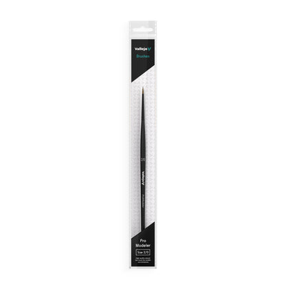 Vallejo - Natural Hair Round Brush No. 2/0 (VAL-B01020)