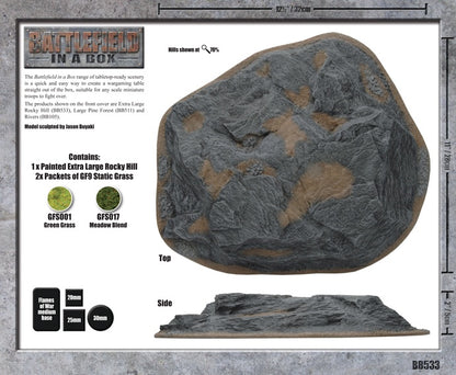 Battlefield In A Box - Extra Large Rocky Hill