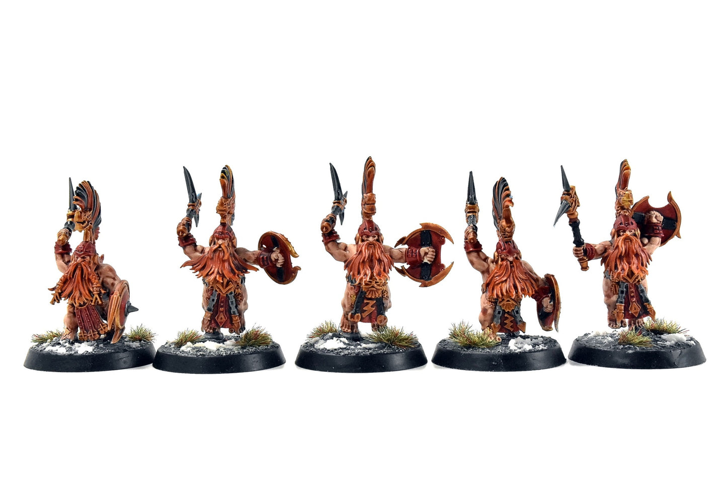 FYRESLAYERS 10 Vulkite Bersekers #4 PRO PAINTED Warhammer Sigmar