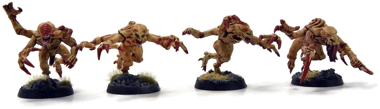TYRANIDS 8 Genestealers #4 WELL PAINTED Warhammer 40K