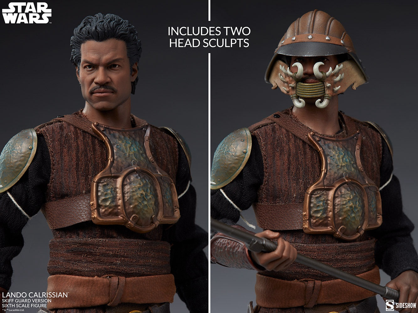 Lando Calrissian (Skiff Guard Version) Sixth Scale Figure