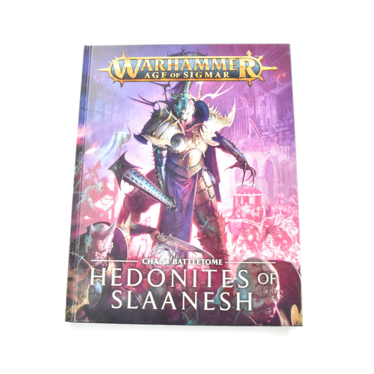 HEDONITES OF SLAANESH Battletome Used Very Good Condition Sigmar