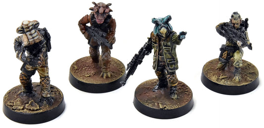 STAR WARS LEGION 4 Rebel Trooper Upgrade #2 PRO PAINTED rebel