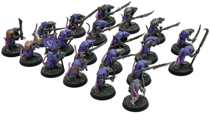 SKAVEN 20 Clanrats #1 WELL PAINTED Warhammer Sigmar
