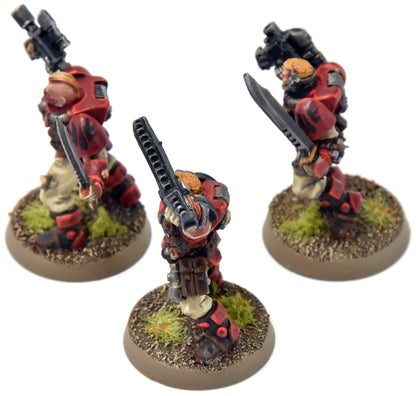BLOOD ANGELS 3 Scouts #1 2 METAL / 1 PLASTIC PRO PAINTED Warhammer 40K