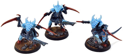 TYRANIDS 3 Tyranids Warriors #4 WELL PAINTED Warhammer 40K