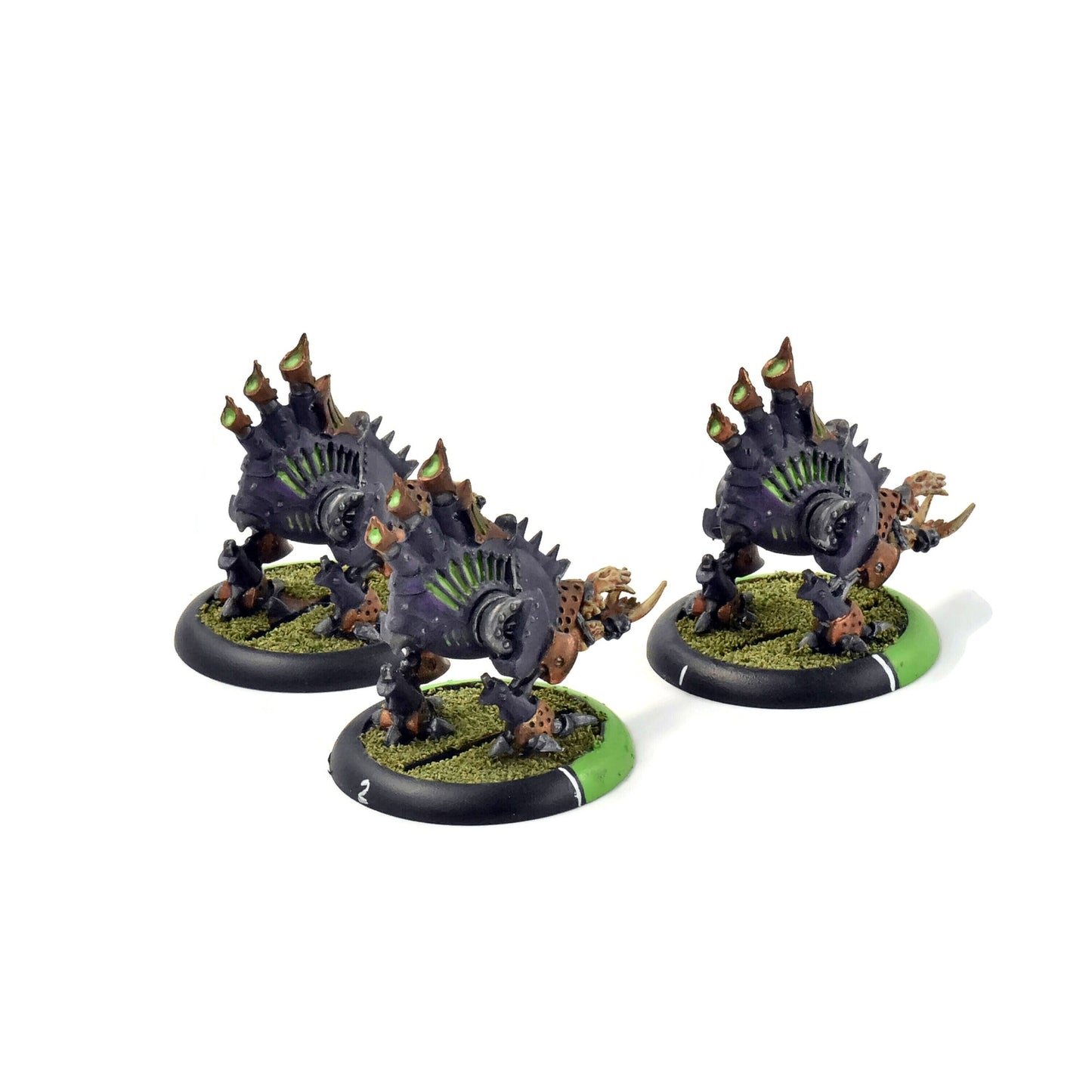 WARMACHINE 2 Ripper Bonejaw + Defiler #1 Cryx WELL PAINTED