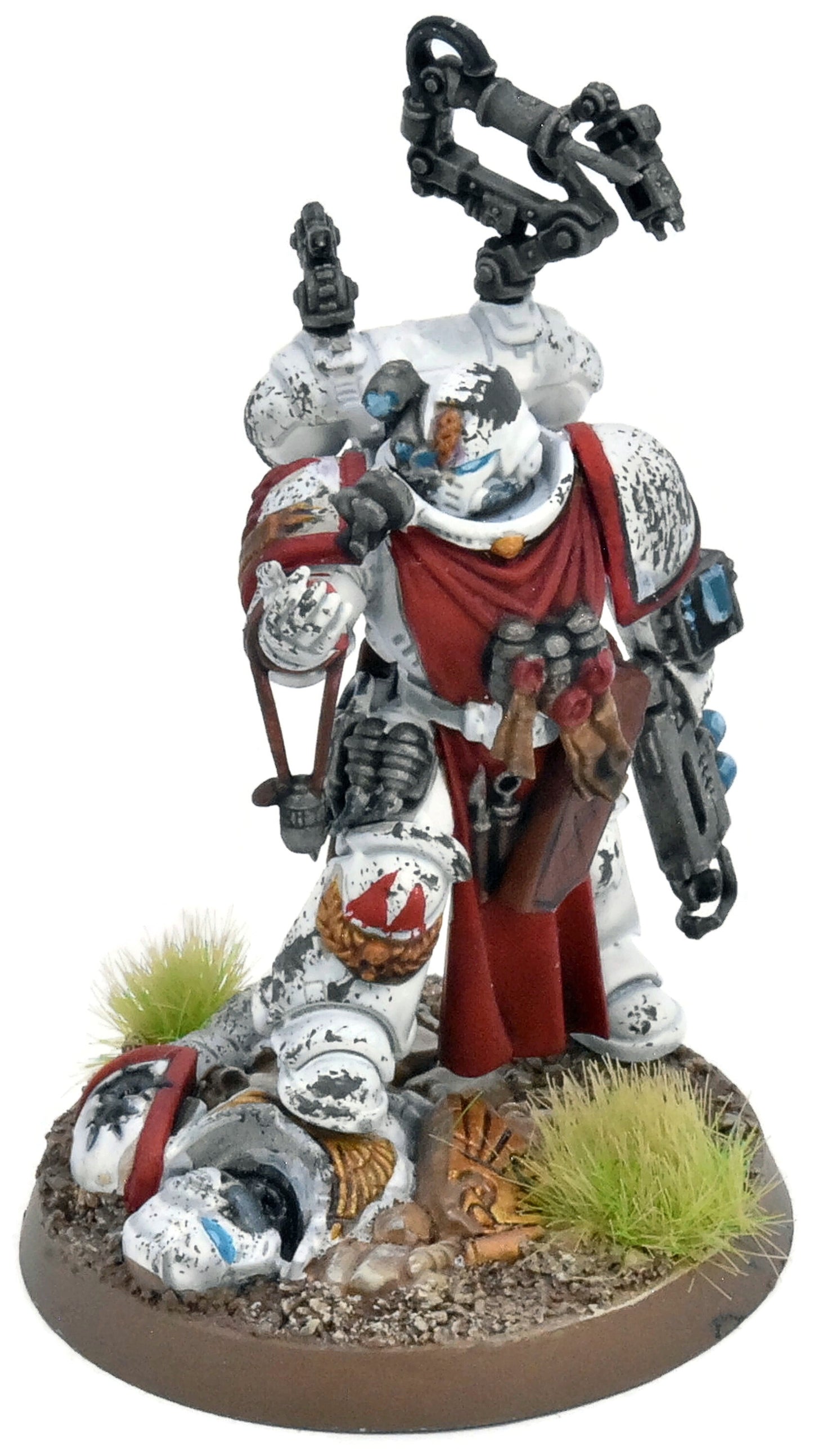 SPACE MARINES Primaris Apothecary #1 WELL PAINTED 40K White Scars