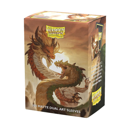 Dragon Shield Sleeves Dual Matte Wood Snake 2025 (100)