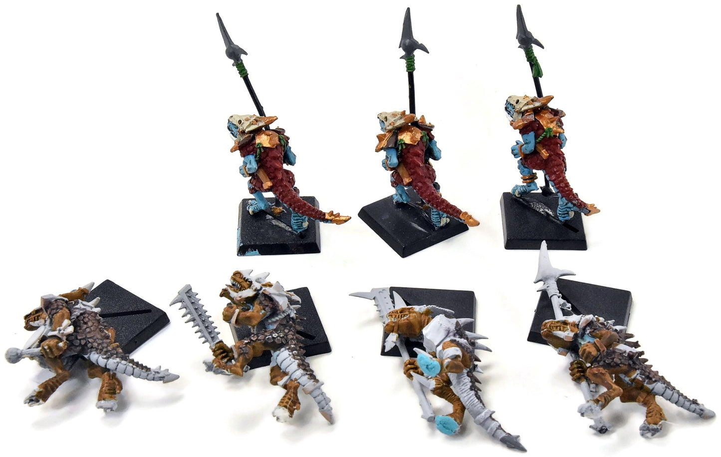 SERAPHON 7 Saurus Warriors #1 METAL Sigmar temple Guard