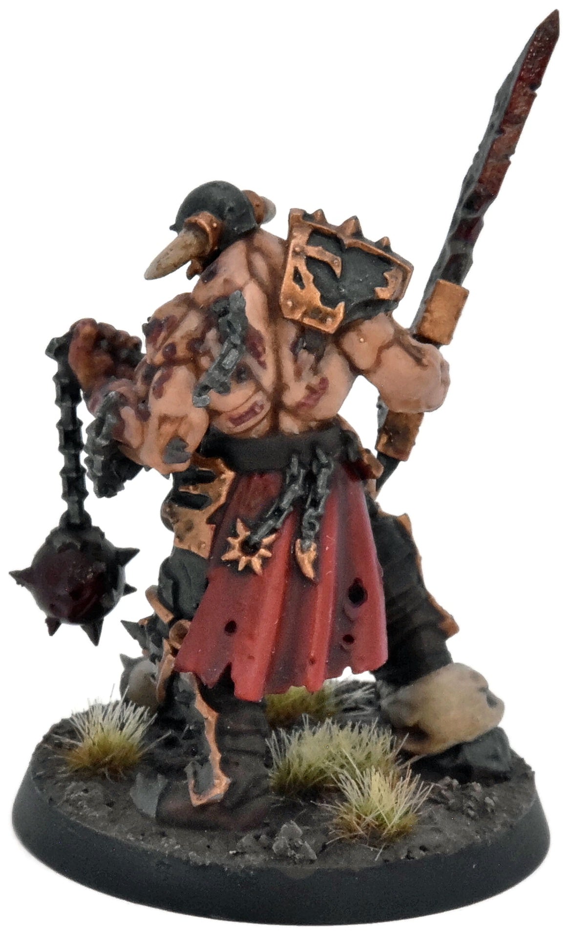 BLADES OF KHORNE Slaughterpriest #3 Warhammer Sigmar WELL PAINTED