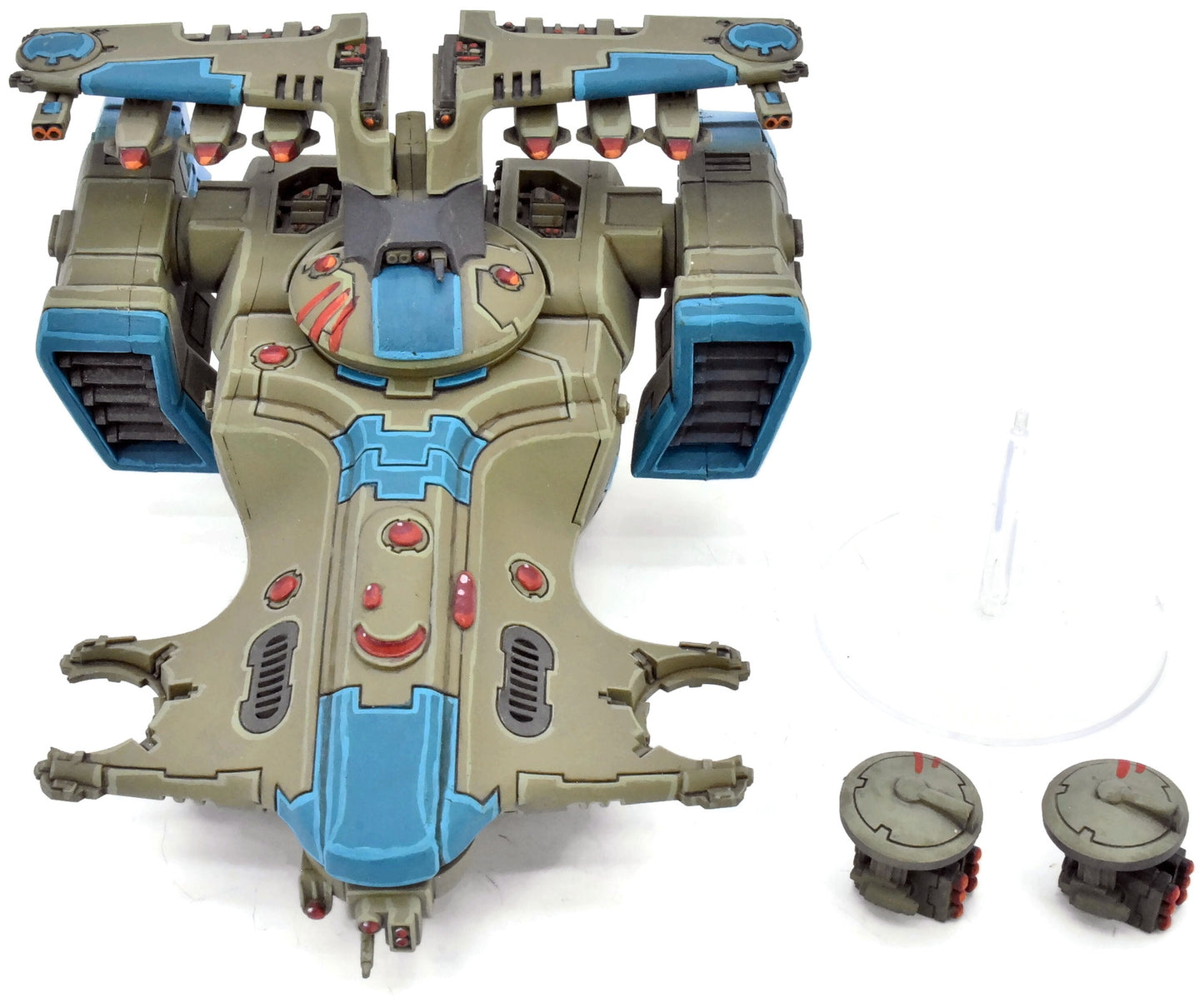 TAU EMPIRE Sky Ray Missile Defence Gunship #1 PRO PAINTED Warhammer 40K