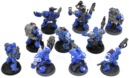 SPACE MARINES 10 Tactical Marines #1 METAL Warhammer 40K