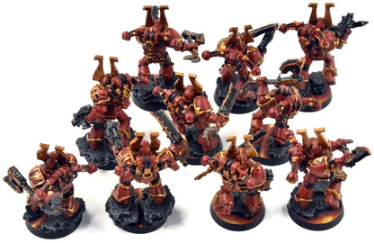 CHAOS SPACE MARINES World Eaters 10 Khorne Berzerkers #1 OOP Warhammer 40K