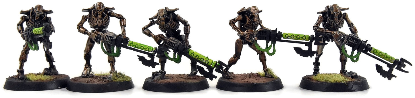 NECRONS 10 Warriors #2 Warhammer 40K WELL PAINTED 1467