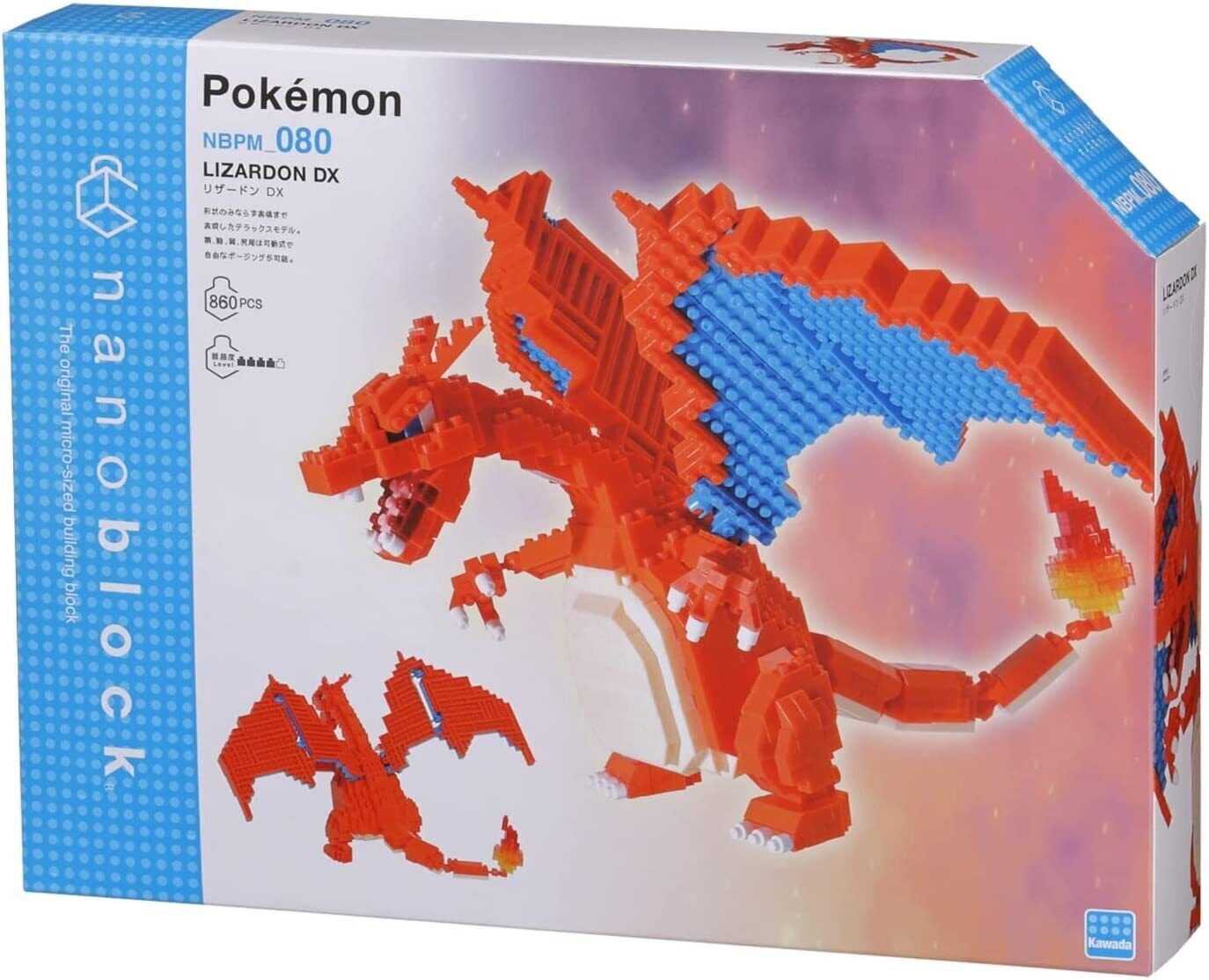 Nanoblock Pokemon Series Charizard Deluxe Edition