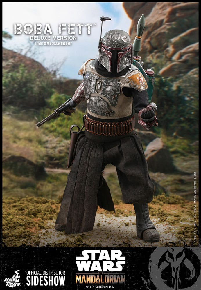 Boba Fett™ (Deluxe Version) Sixth Scale Figure Set by Hot Toys