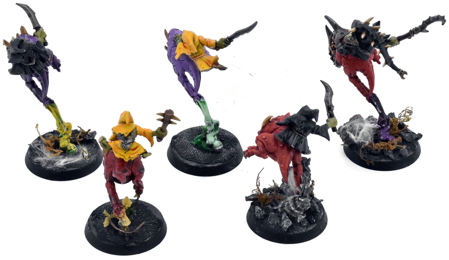 GLOOMSPITE GITZ 5 Squig Hoppers #2 WELL PAINTED Warhammer Sigmar