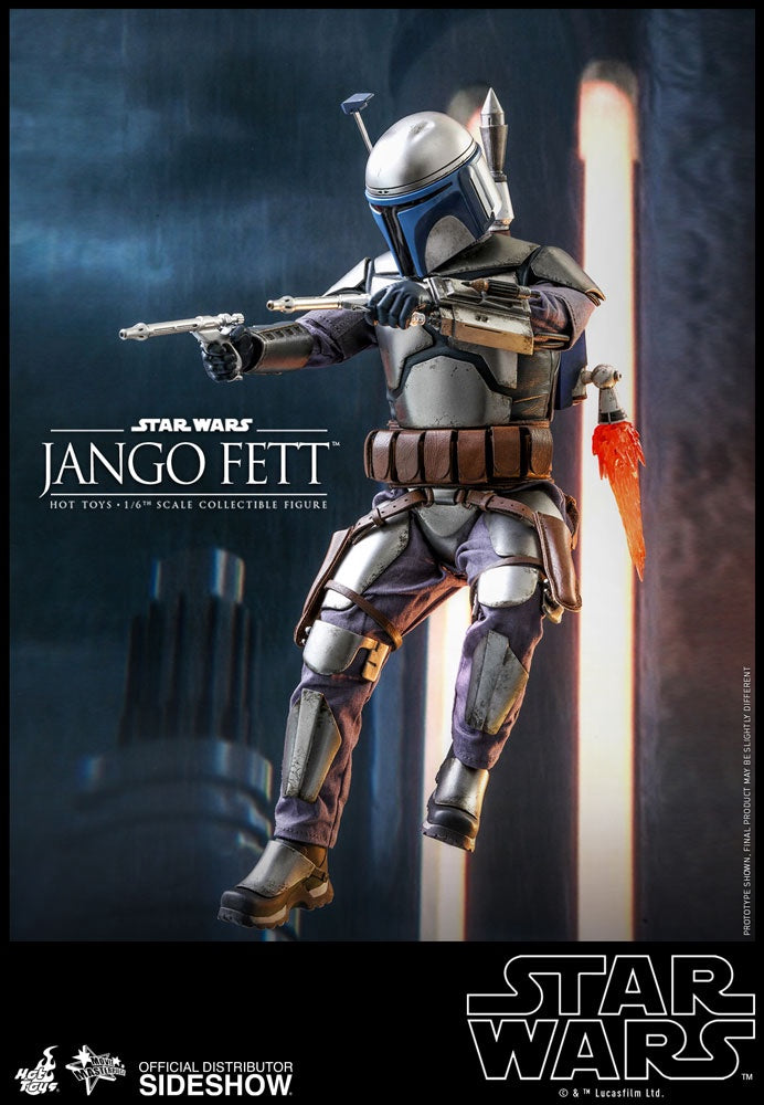 Figurine Jango Fett à l'échelle 1/6 par Hot Toys