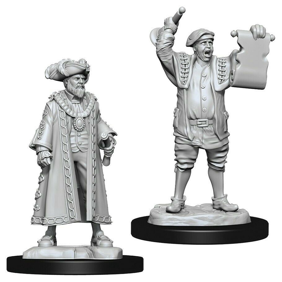 Wizkids Unpainted Minis Wv10 Mayor And Town Crier