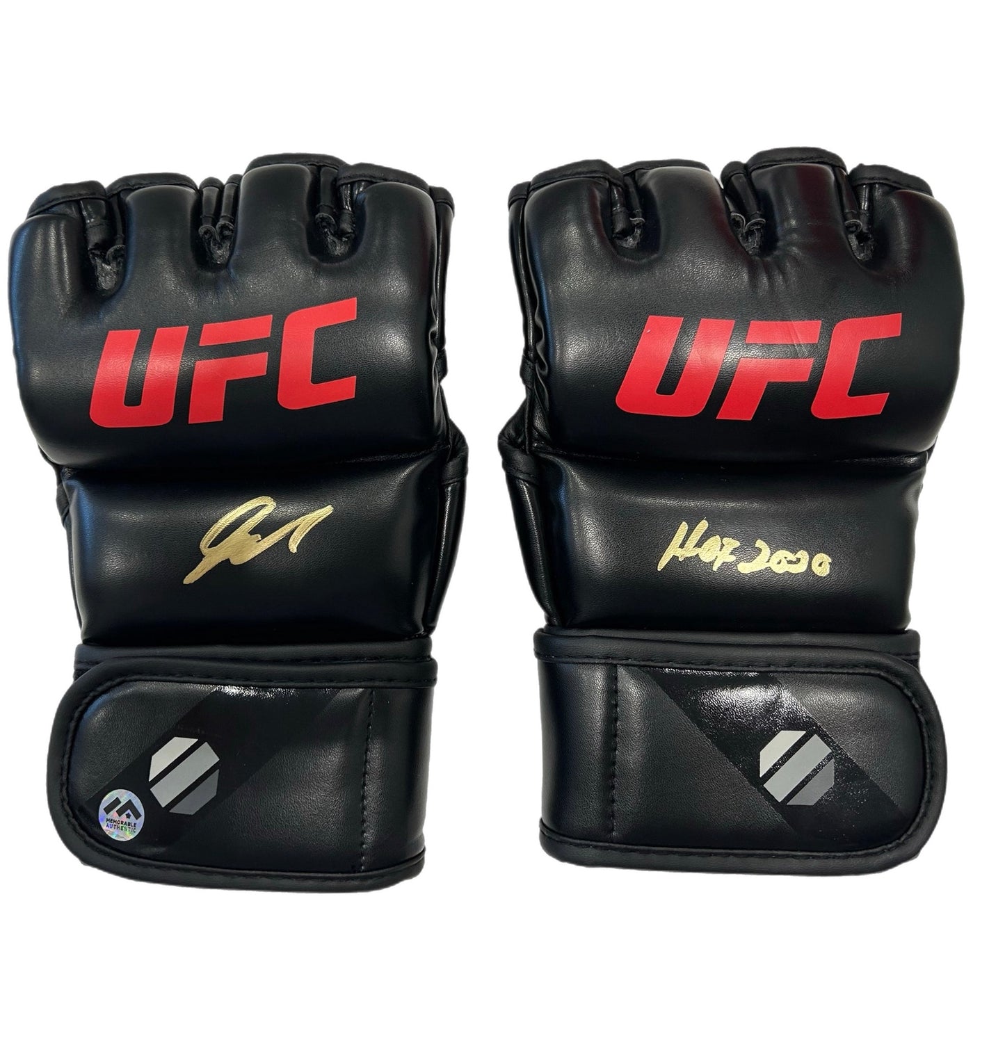 Georges St-Pierre (GSP) Autographed & Inscribed Replica Fight Gloves Pair