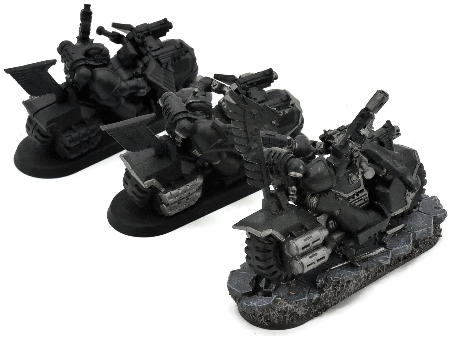 DARK ANGELS 3 Ravenwing Bike Squadron #4 Warhammer 40K 1934
