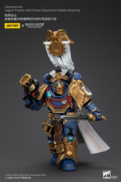 Legion Praetor with Power Sword and Volkite Serpenta Ultramarines Joy Toy