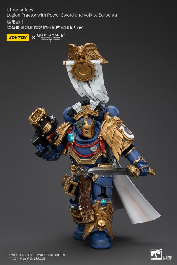 Legion Praetor with Power Sword and Volkite Serpenta Ultramarines Joy Toy