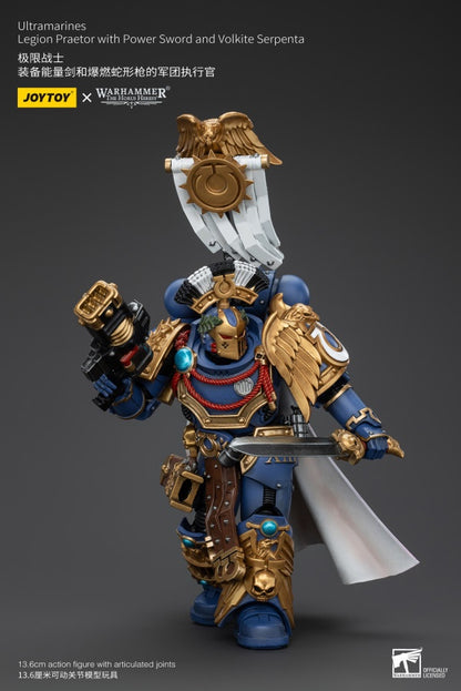 Legion Praetor with Power Sword and Volkite Serpenta Ultramarines Joy Toy