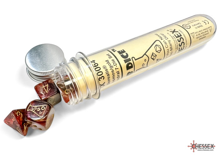 Borealis 7-die Set Polyhedral Cosmos/gold