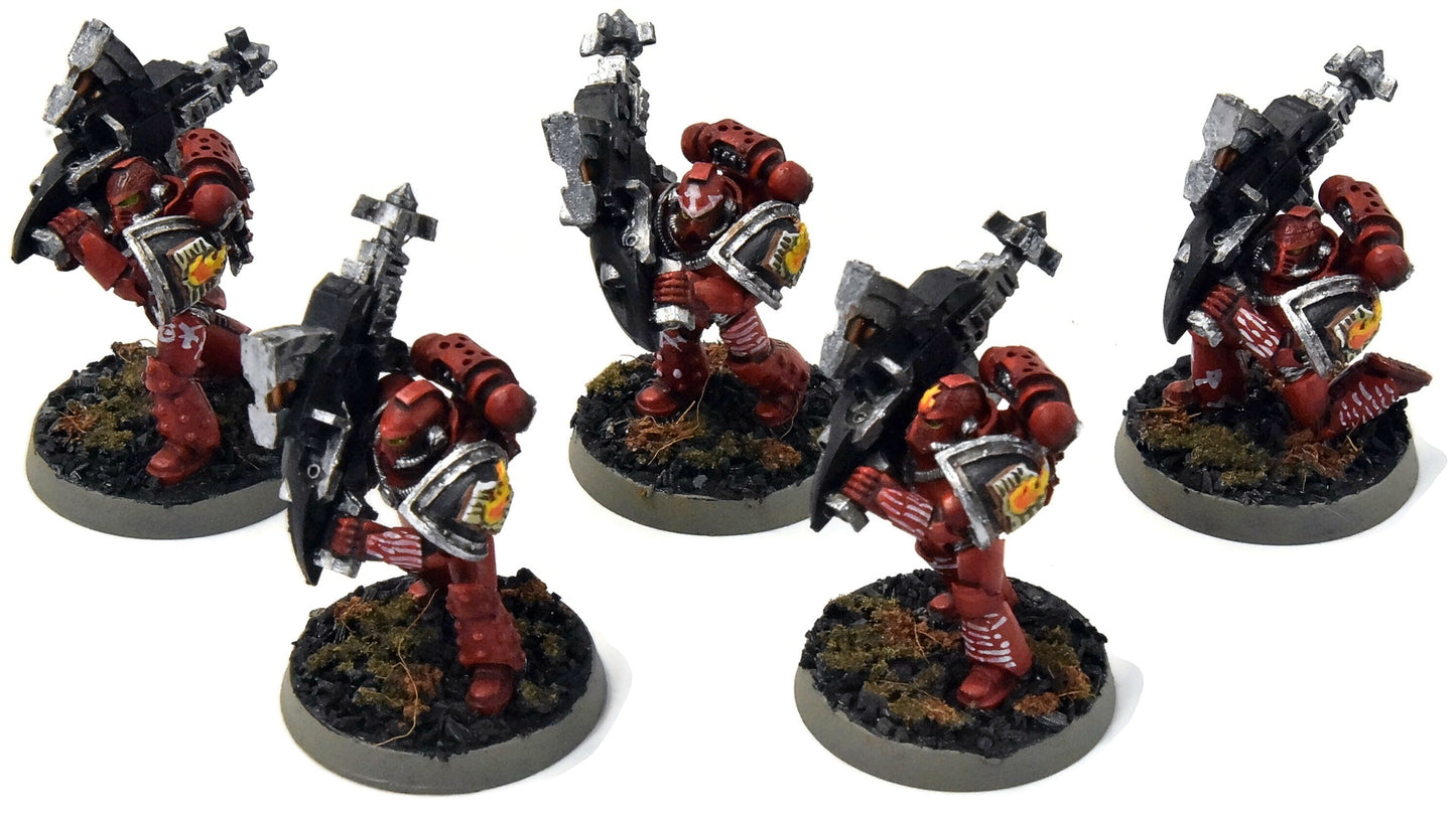 SPACE MARINES Horus Heresy 5 Devastators #1 WELL PAINTED Warhammer 40K