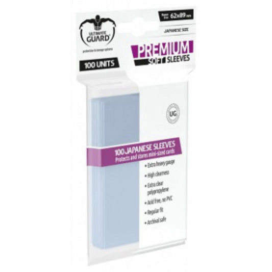 Ultimate Guard Sleeves Premium Small Soft 100Ct