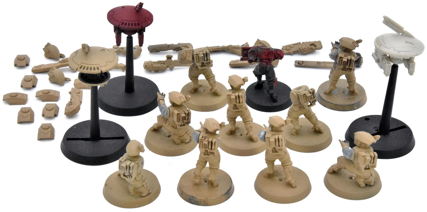 TAU EMPIRE 10 Fire Warrior Strike Team #3 Warhammer 40K