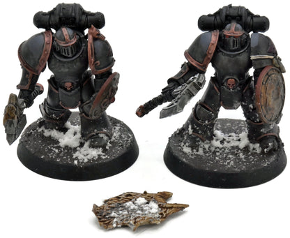 SPACE MARINES 17 Tactical Marines #1 WELL PAINTED Warhammer 40K Missing One Arm