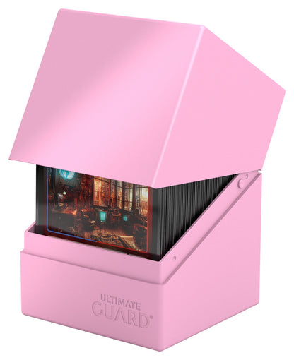 Ultimate Guard Deck Case Boulder 100+ Pastel Solid Candy Pink