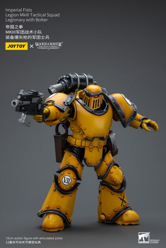 Legion MkIII Tactical Squad Legionary with Bolter Imperial Fists Joy Toy