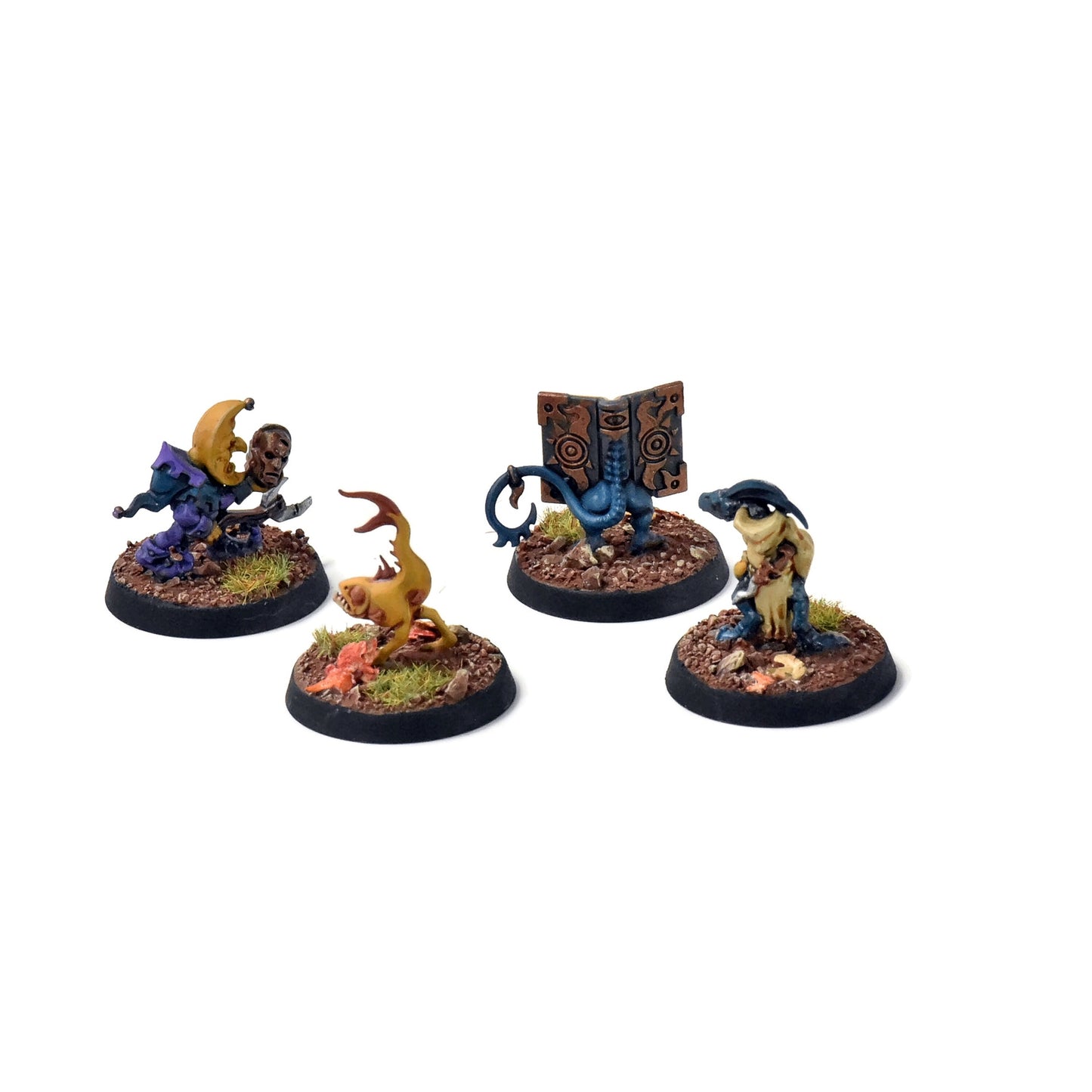 DISCIPLES OF TZEENTCH 4 Tzeentch Familiars PRO PAINTED Sigmar #1
