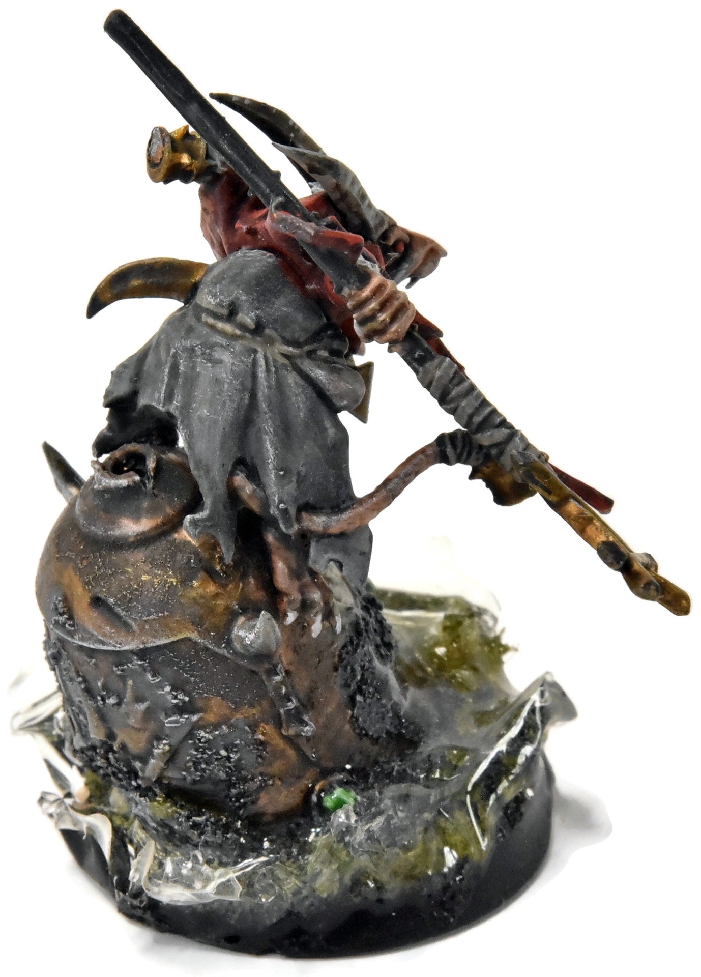 SKAVEN Plague Priest #11 WELL PAINTED Warhammer Fantasy Old World