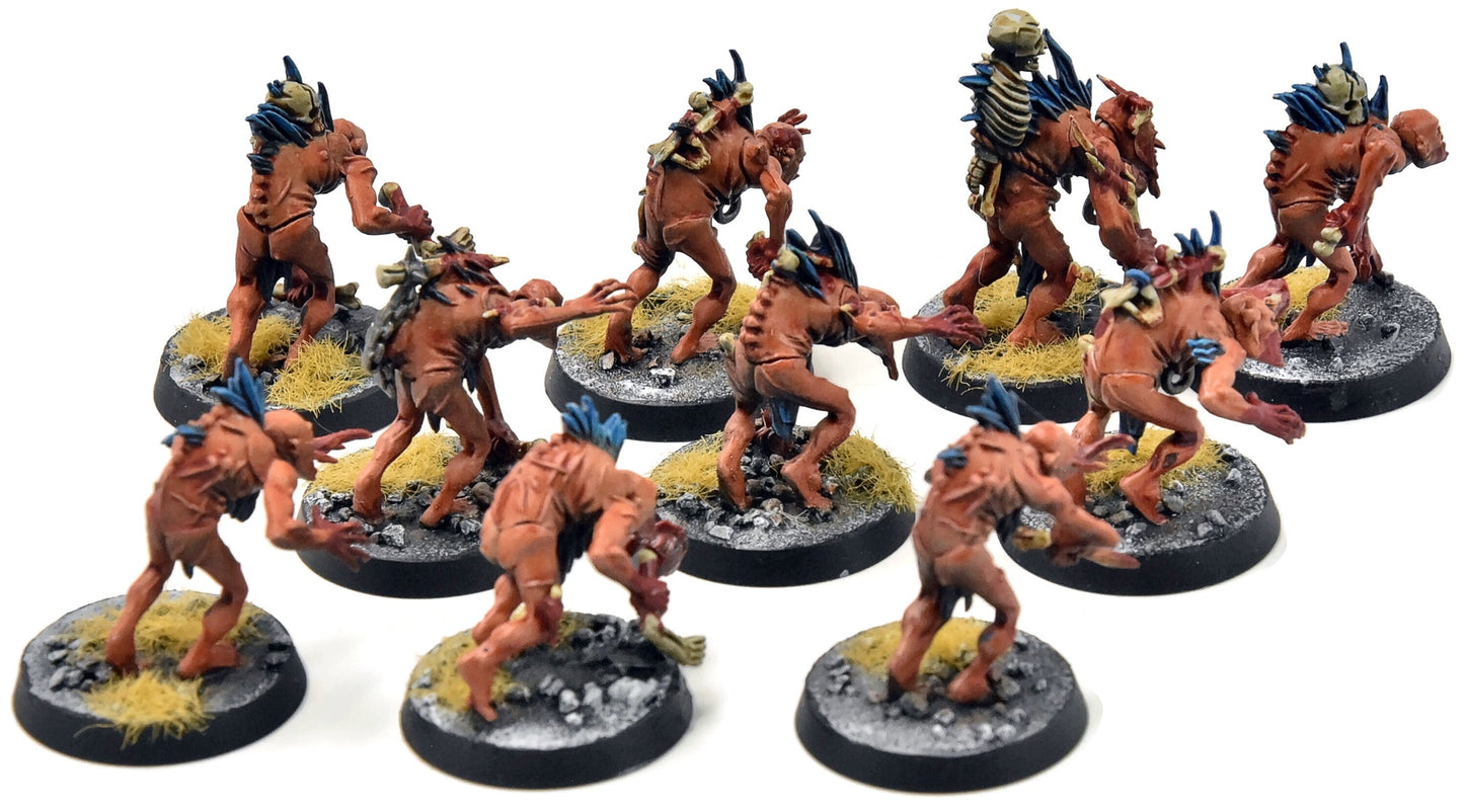 FLESH-EATER COURTS 10 Crypt Ghouls #2 WELL PAINTED Sigmar 7004