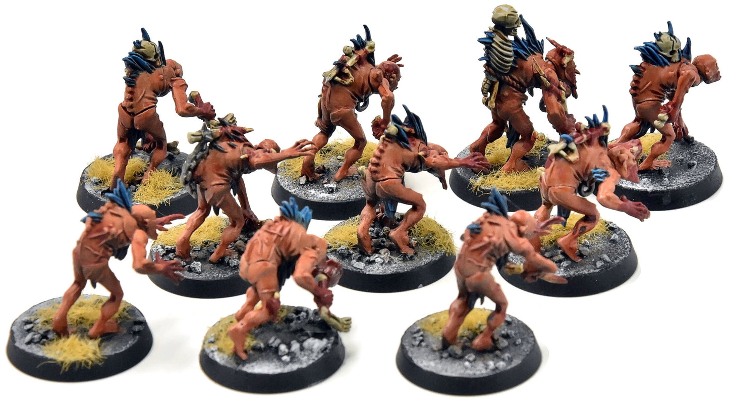 FLESH-EATER COURTS 10 Crypt Ghouls #2 WELL PAINTED Sigmar 7004