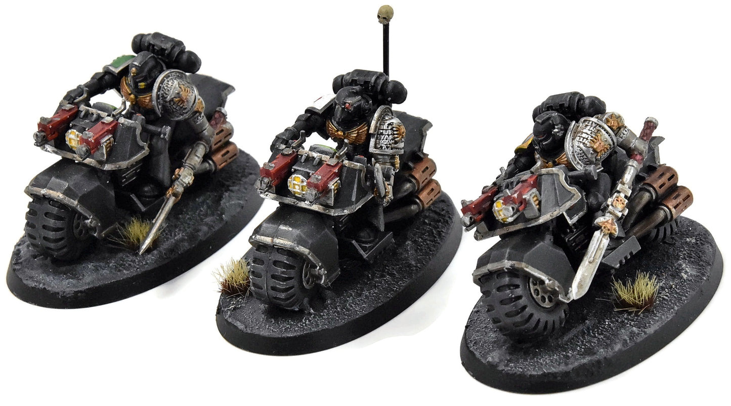 DEATHWATCH 3 Bike Squad #3 WELL PAINTED Warhammer 40K