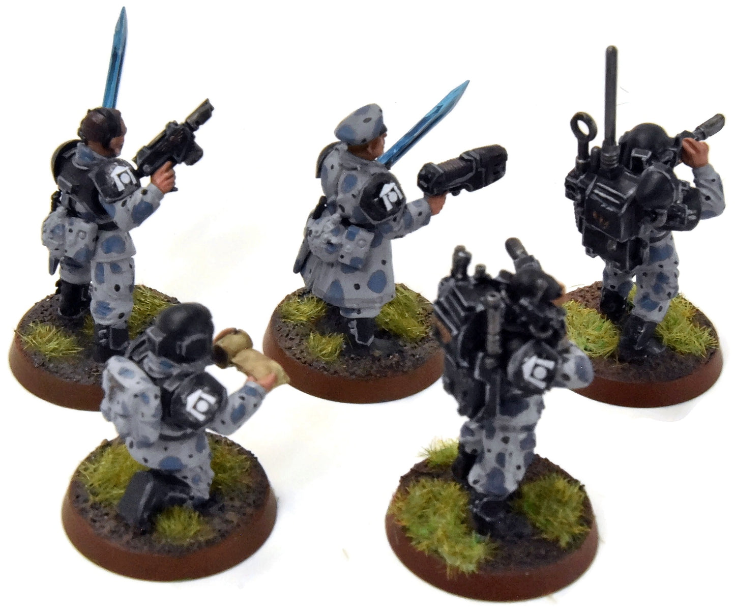 ASTRA MILITARIUM 5 Cadian Command Squads #4 WELL-PAINTED Warhammer 40K