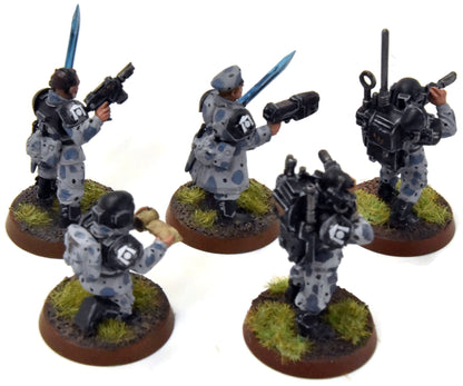 ASTRA MILITARIUM 5 Cadian Command Squads #4 WELL-PAINTED Warhammer 40K